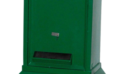 Nr. 11 – Süßwarenautomat für AFRO Pefferminz, Modell: Unbekannt, Farbe: grün / goldene Schrift
