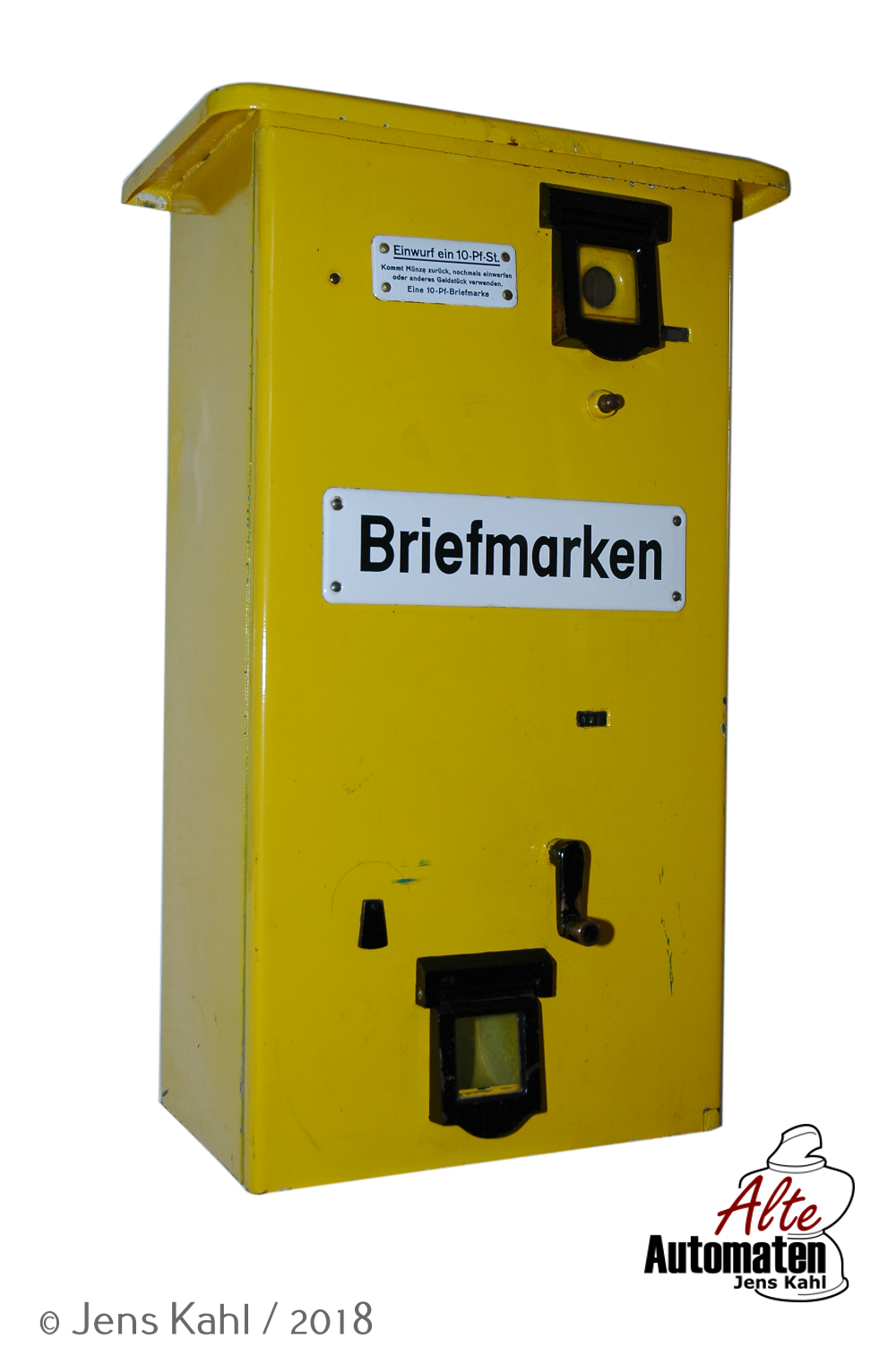 Briefmarkenautomat der Firma Turbon